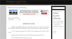 Desktop Screenshot of philippinelegalforms.com